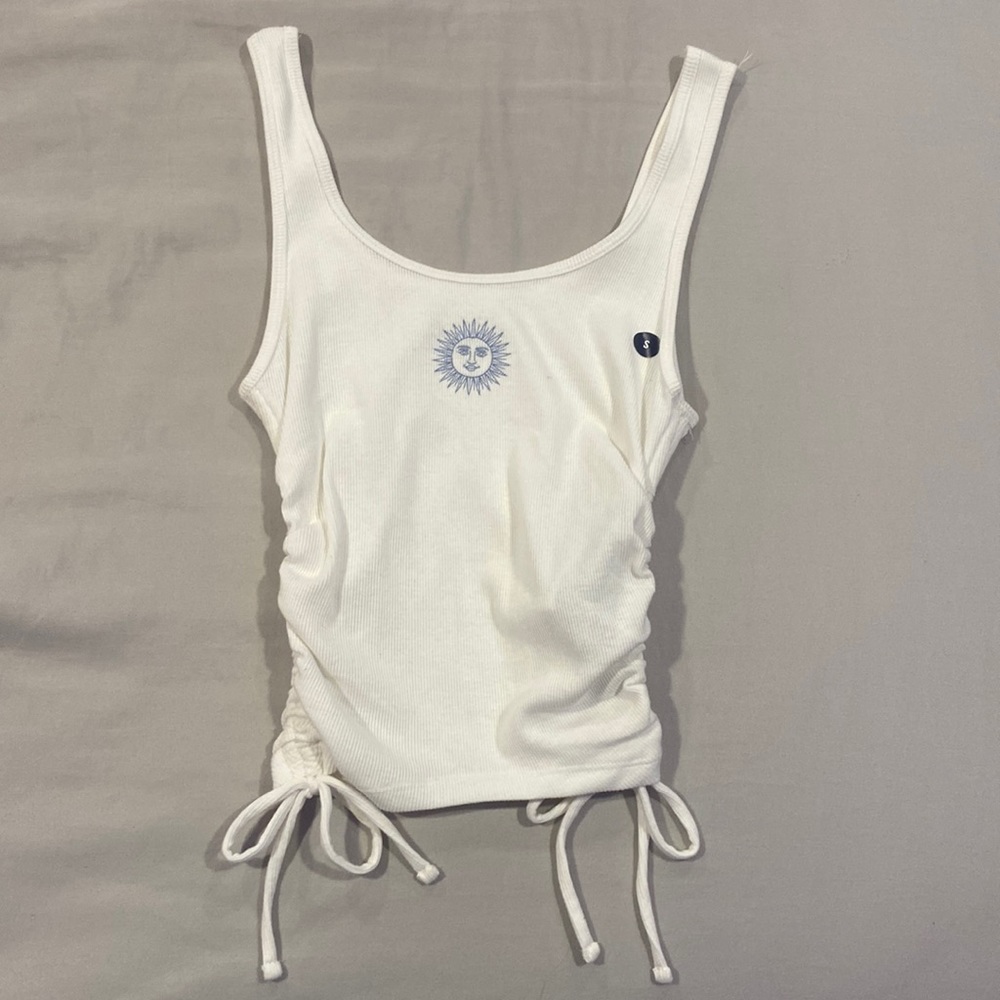 white tank top from hollister